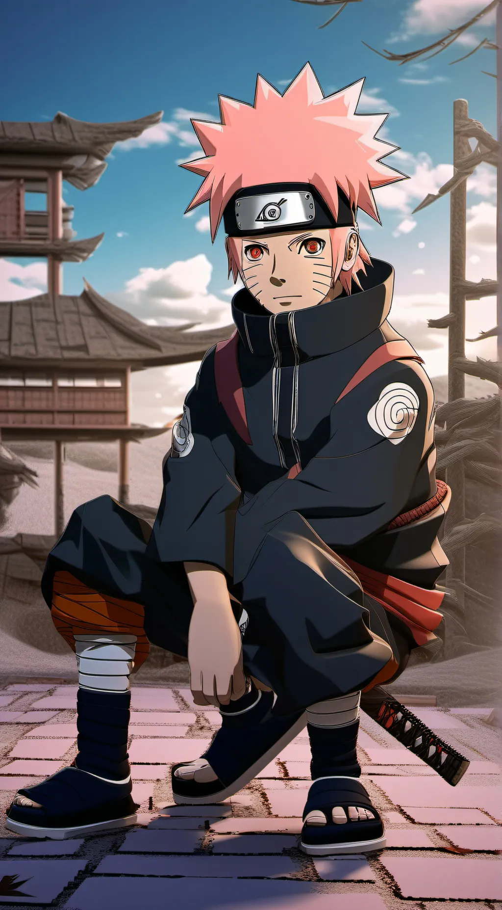 ai character: Naruto  background