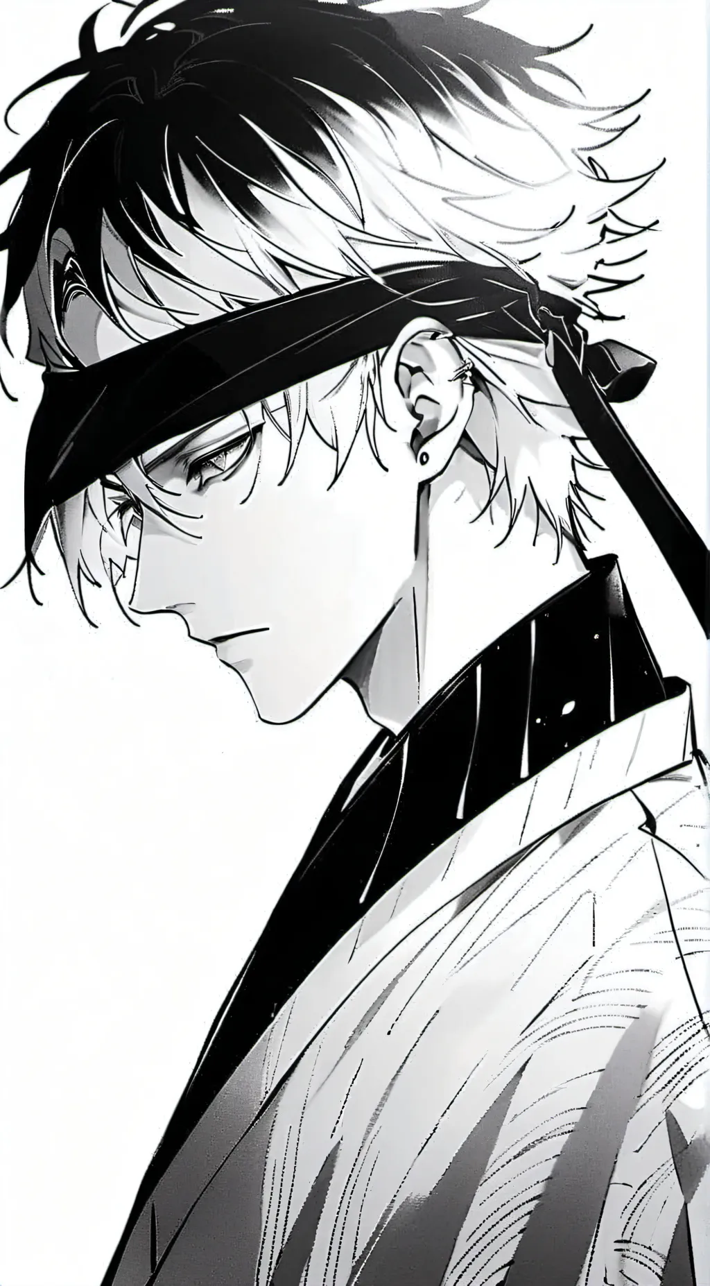 ai character: Gojo saturo background