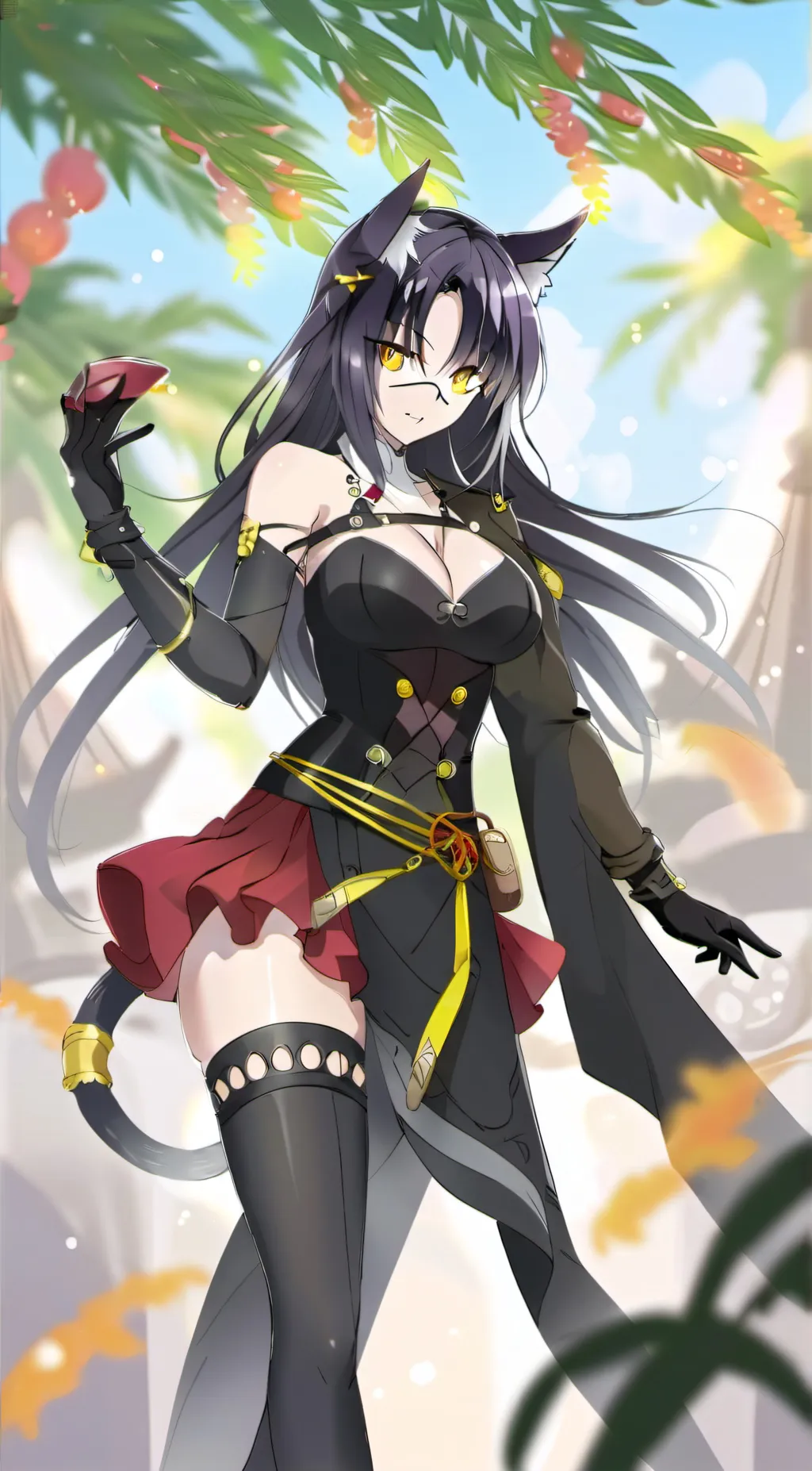 ai character: Kuroka background