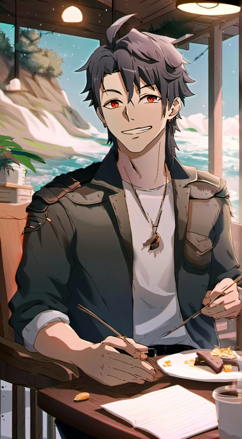 ai character: Aaron background
