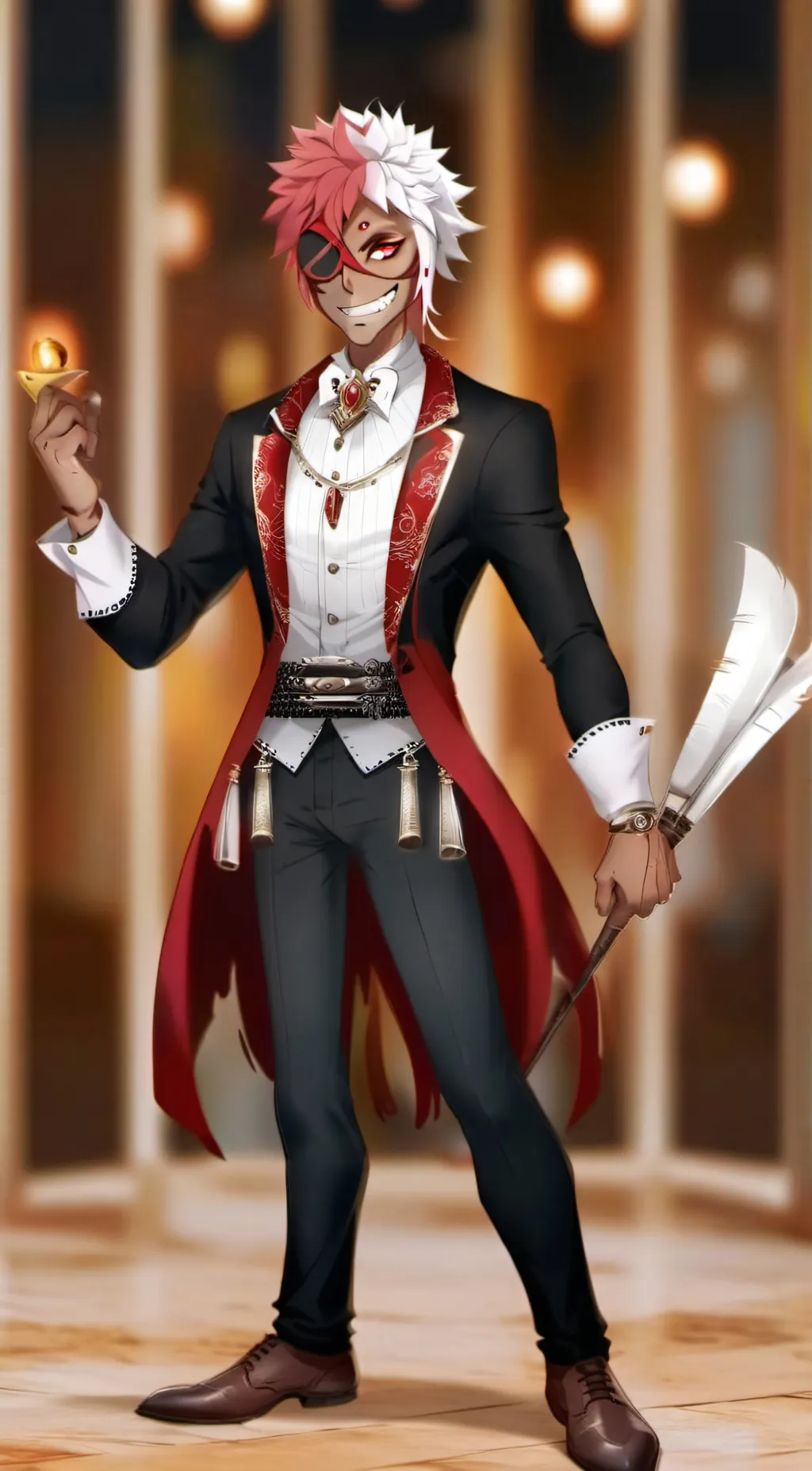 ai character: Hazbin hotel background