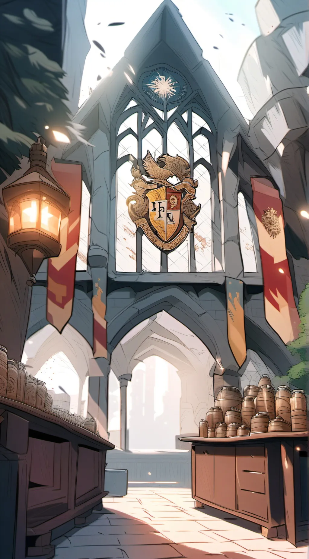 ai character: Hogwarts... yay.. background