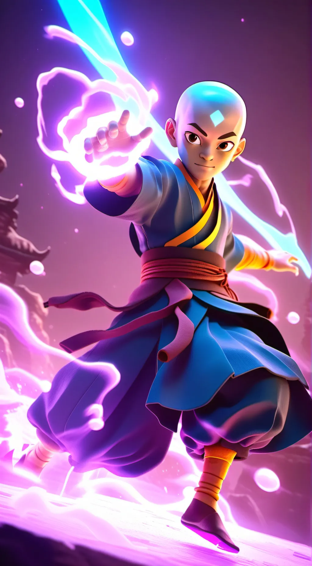 ai character: avatar gtoup background