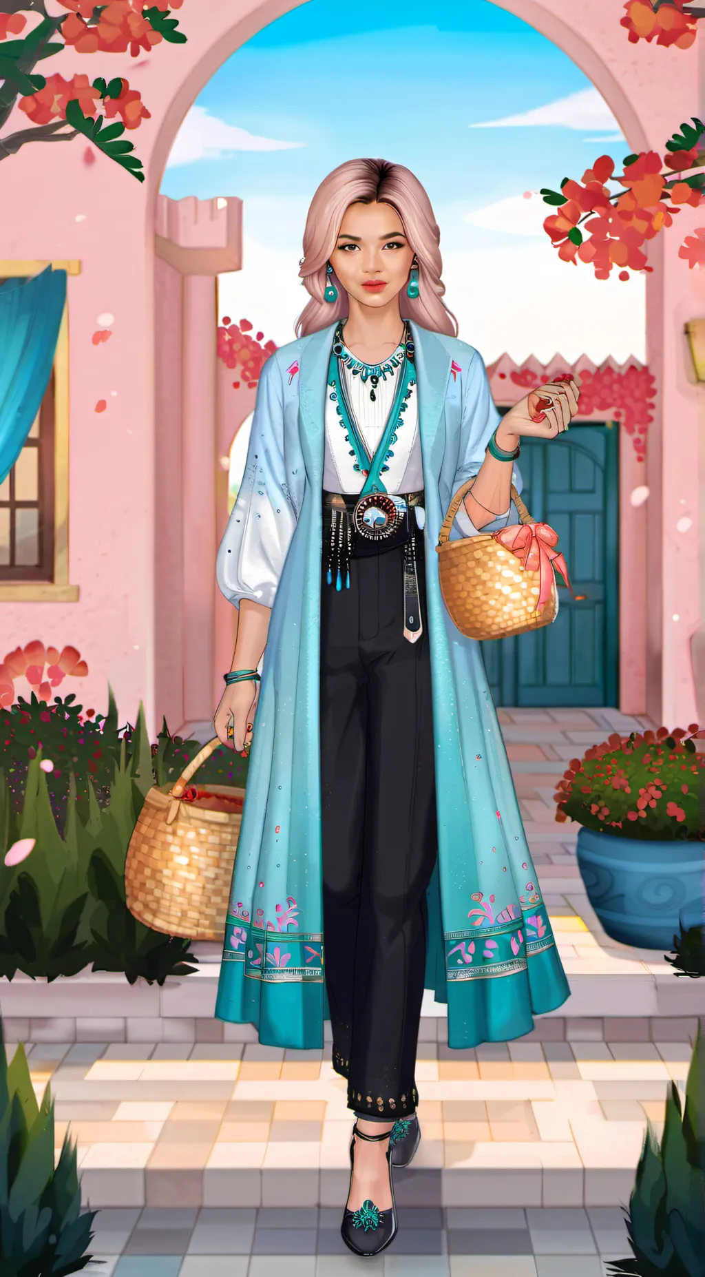 ai character: Hogwarts  background