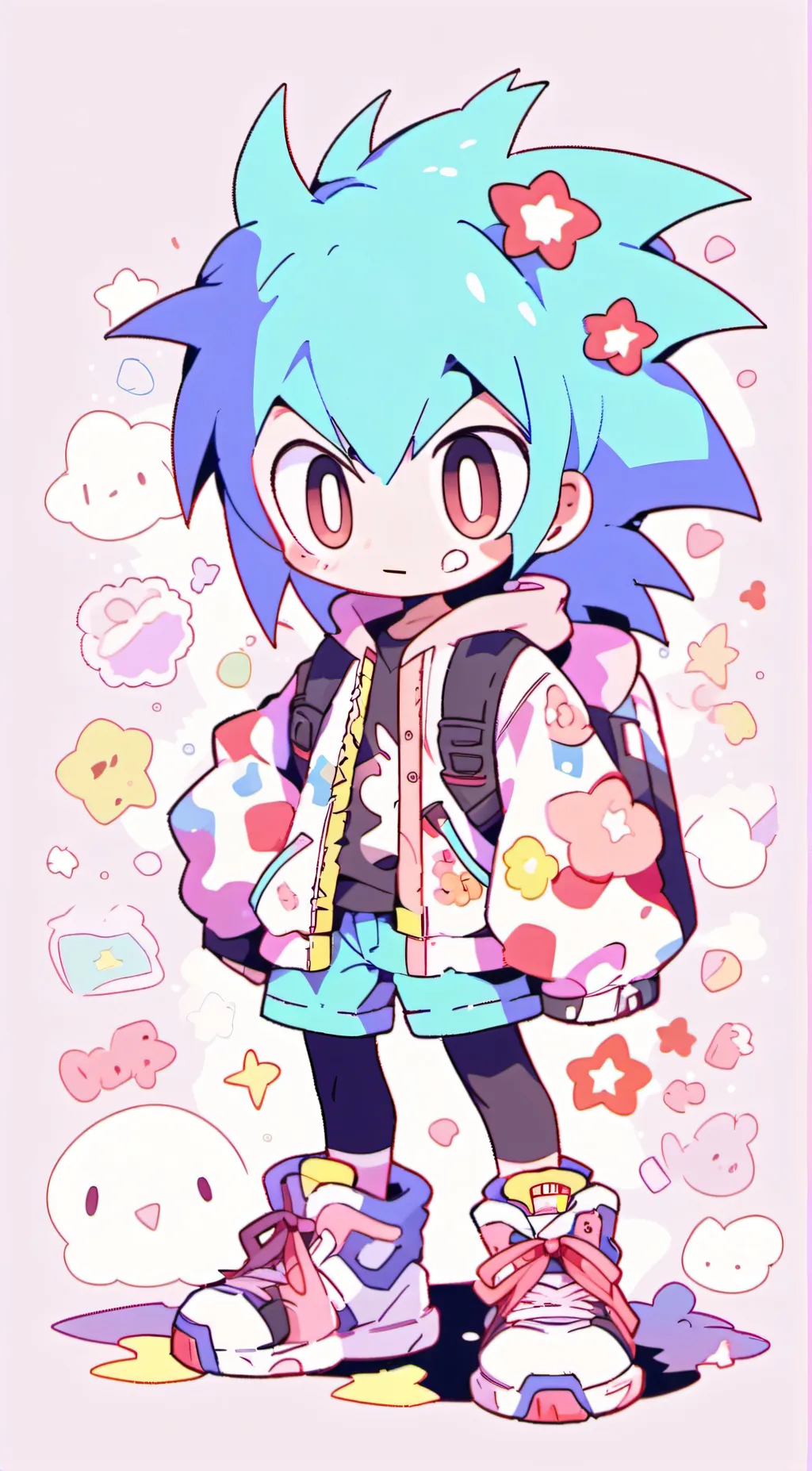 ai character: Sonic The Hedgehog background