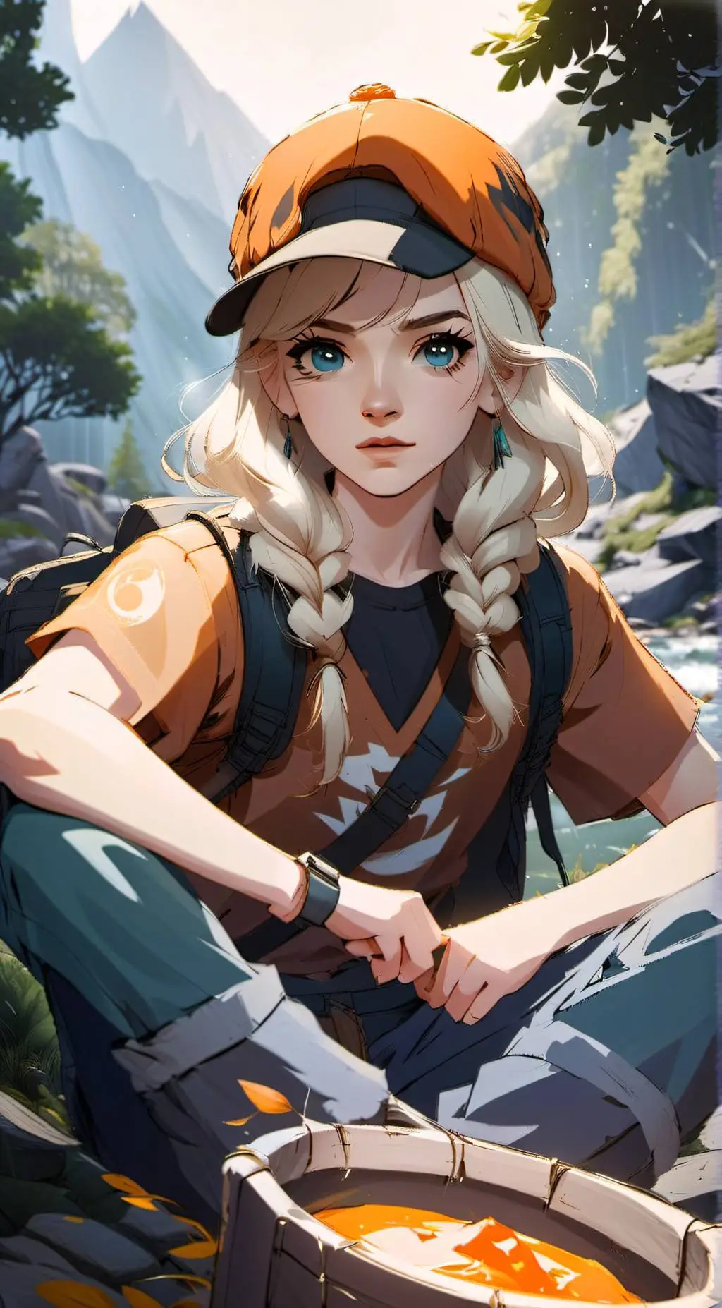 ai character: Annabeth Chase background