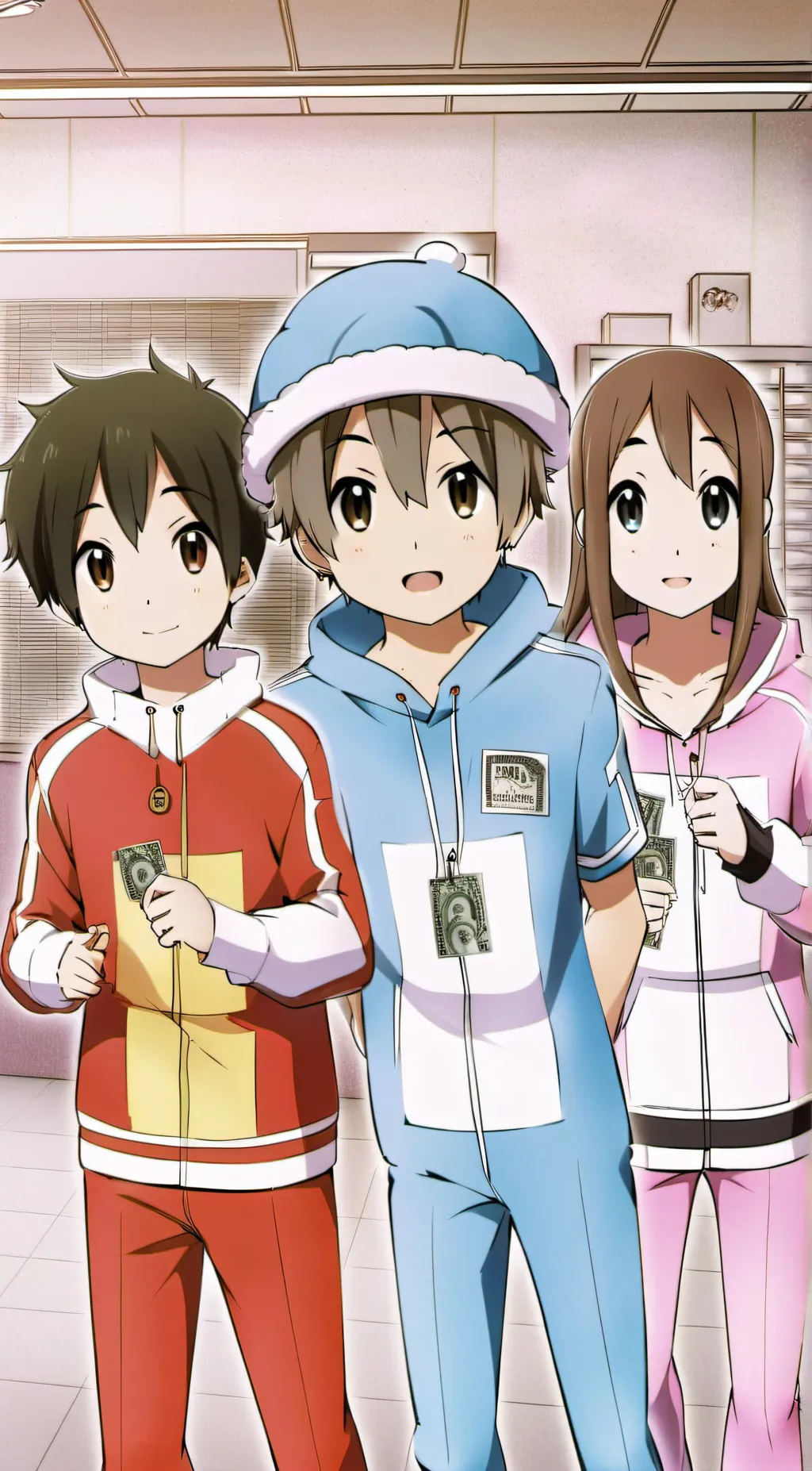 ai character: Nico and cash background