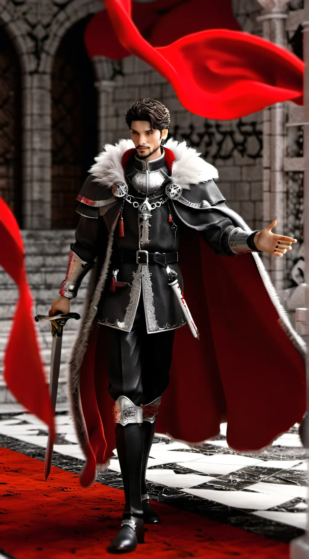 ai character: the Golden rose  background