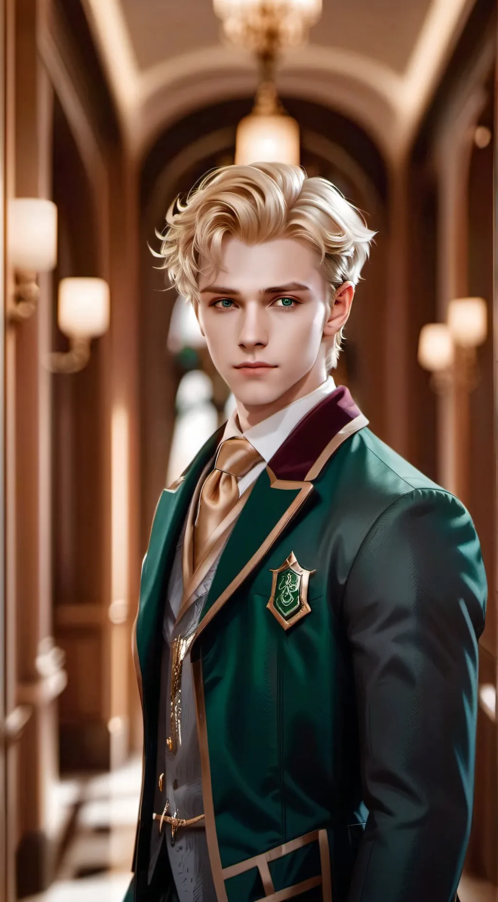 ai character: Draco Malfoy  background