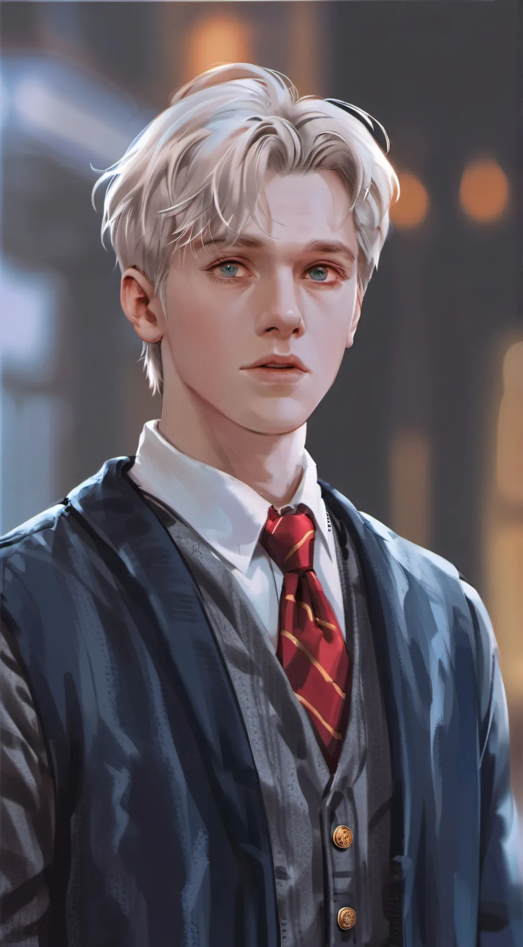 ai character: DRACO MALFOY  background