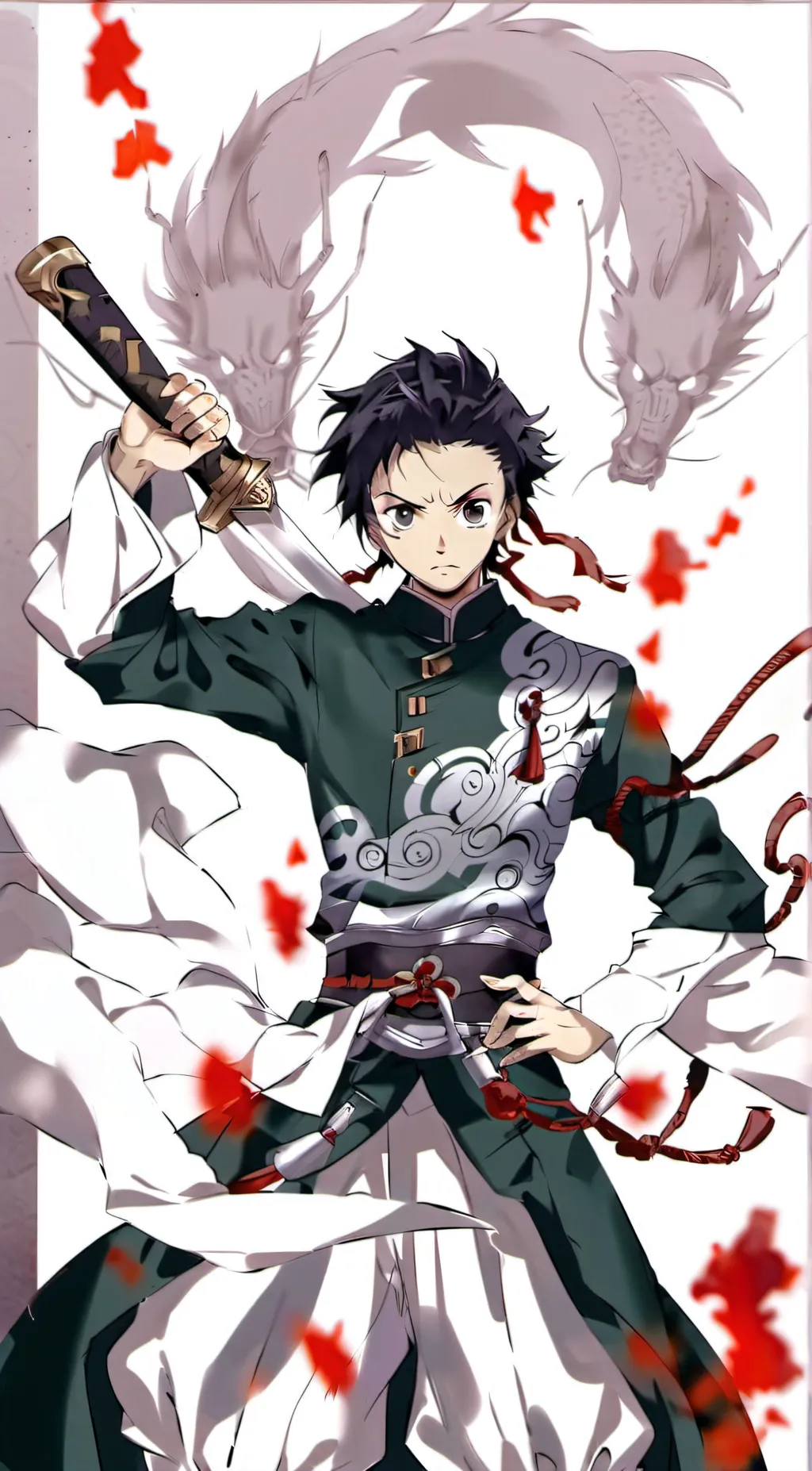 ai character: tanjiro:) background