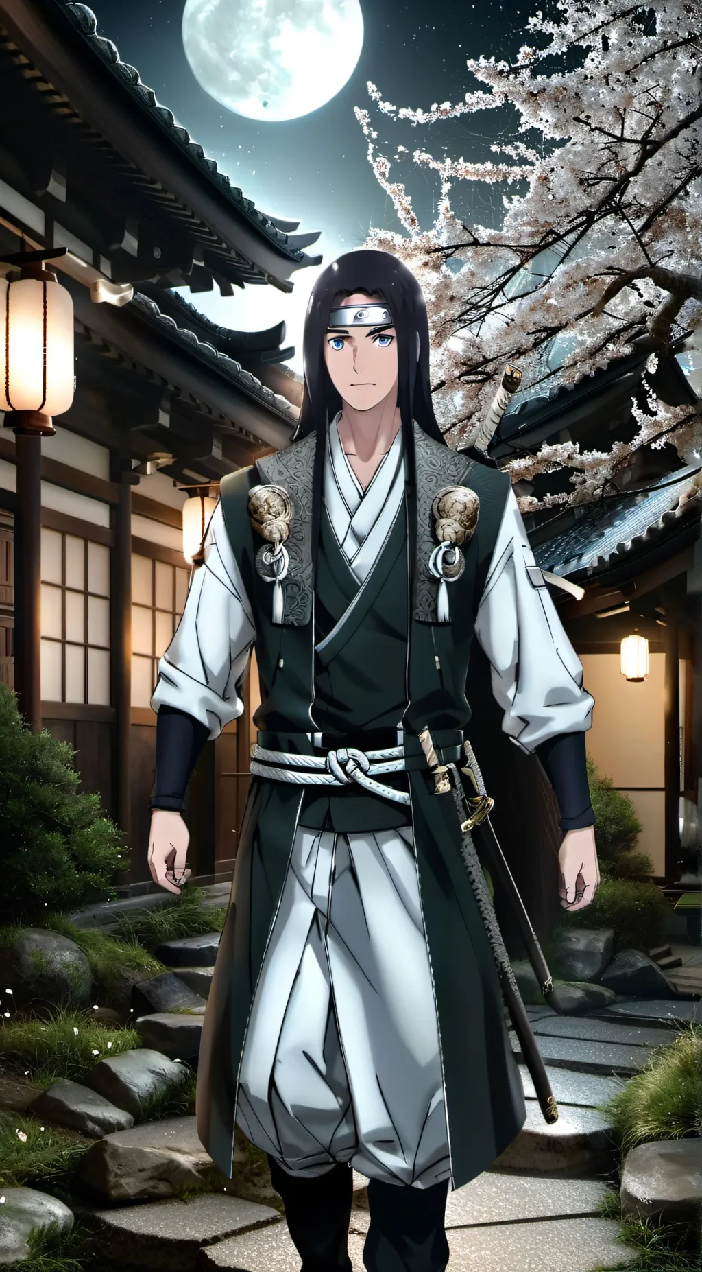 ai character: Neji Hyuga  background