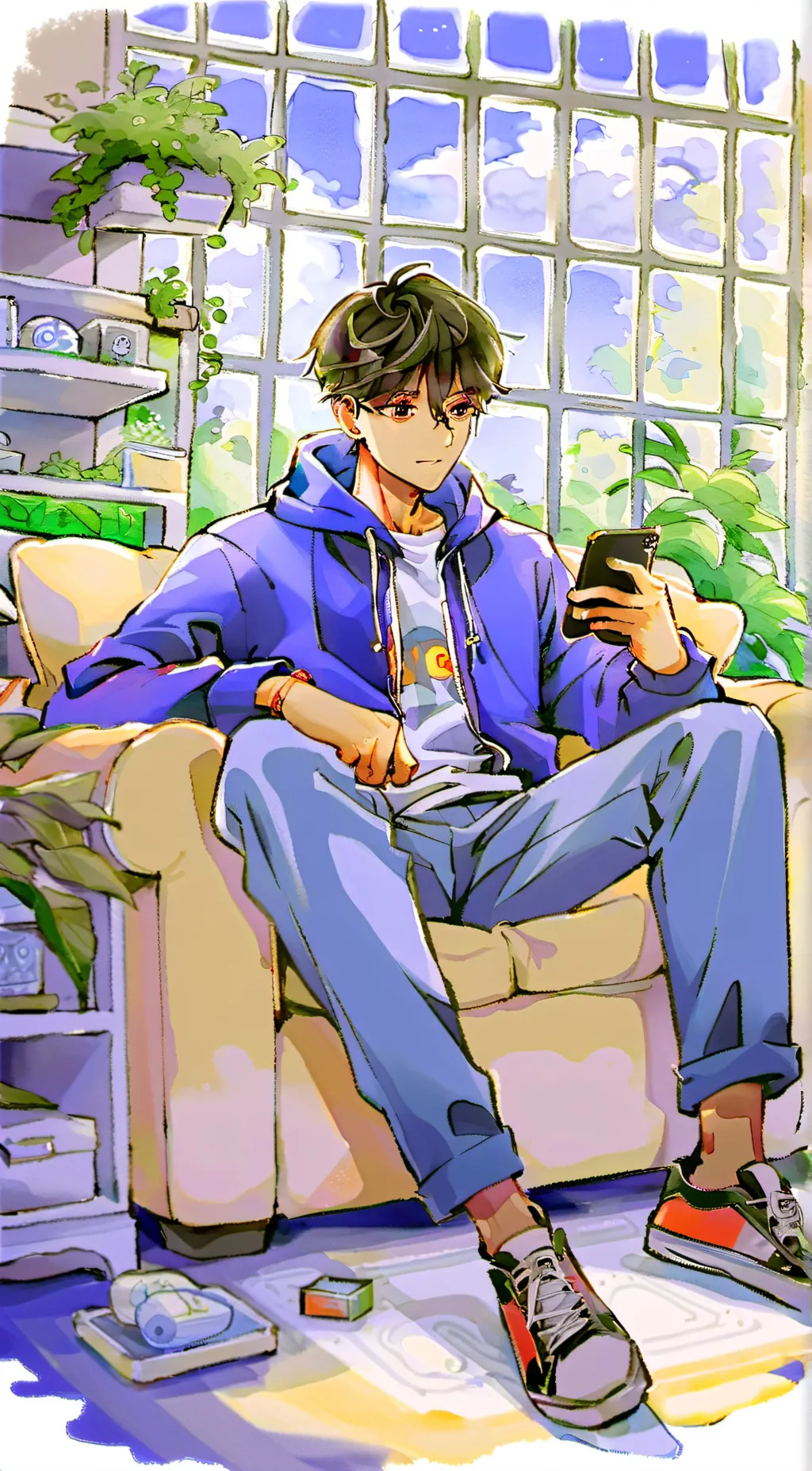 ai character: Zach background