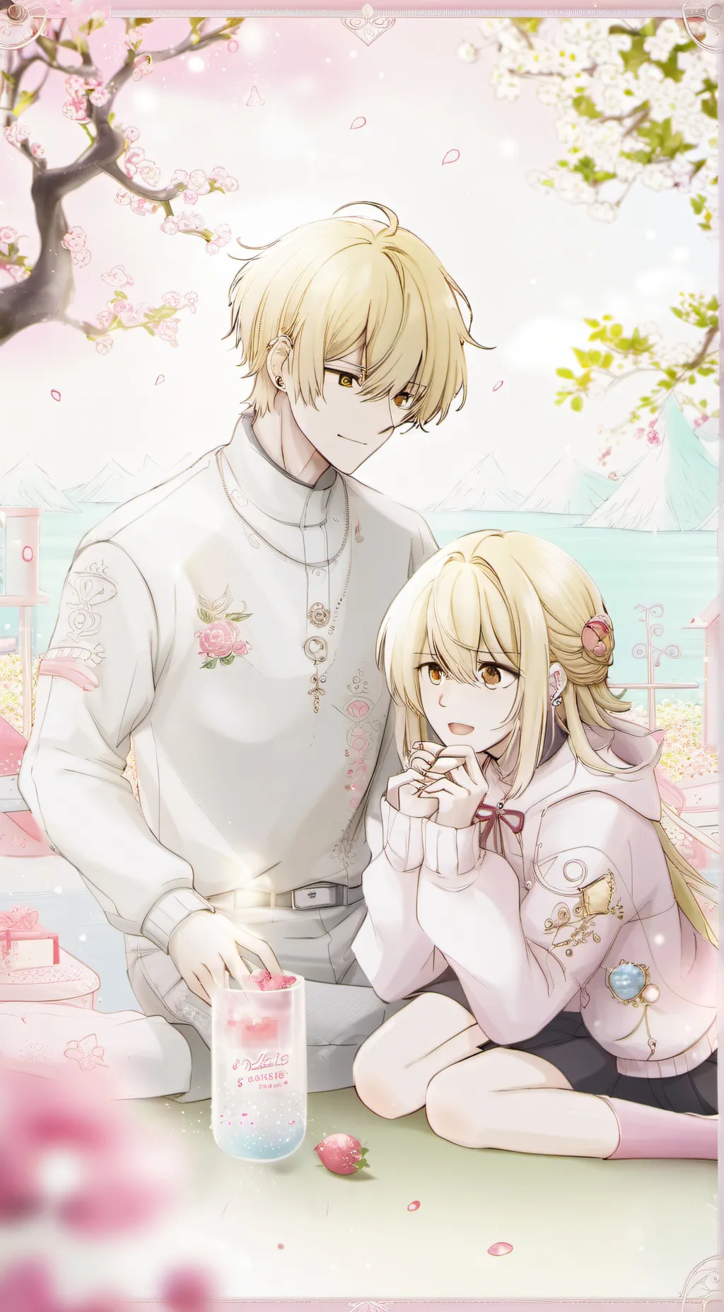 ai character: Aqua Hoshino  background