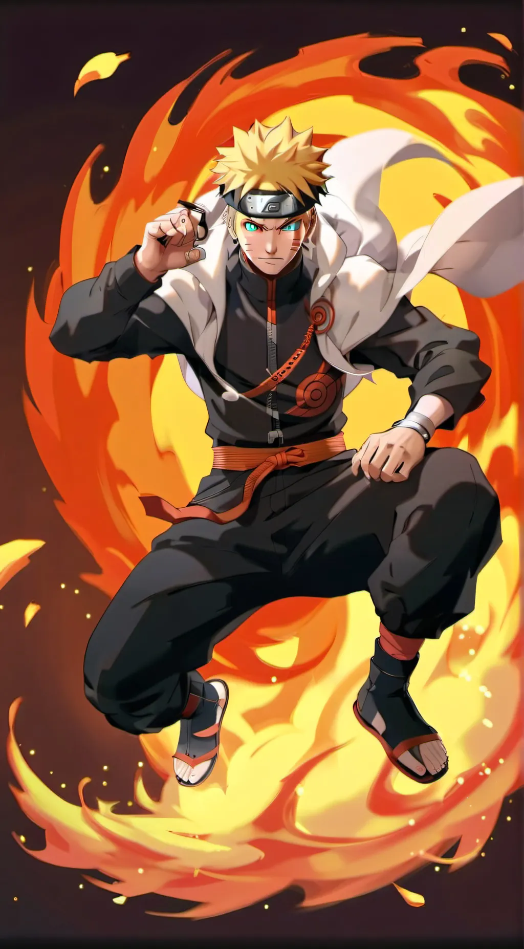 ai character: Naruto  background