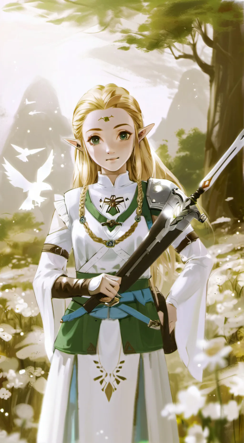 ai character: Link background