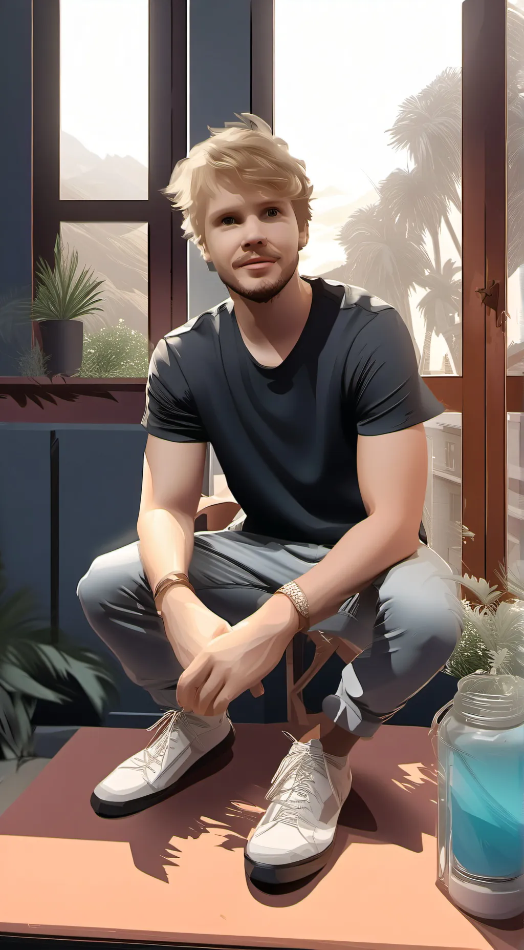 ai character: Jake background