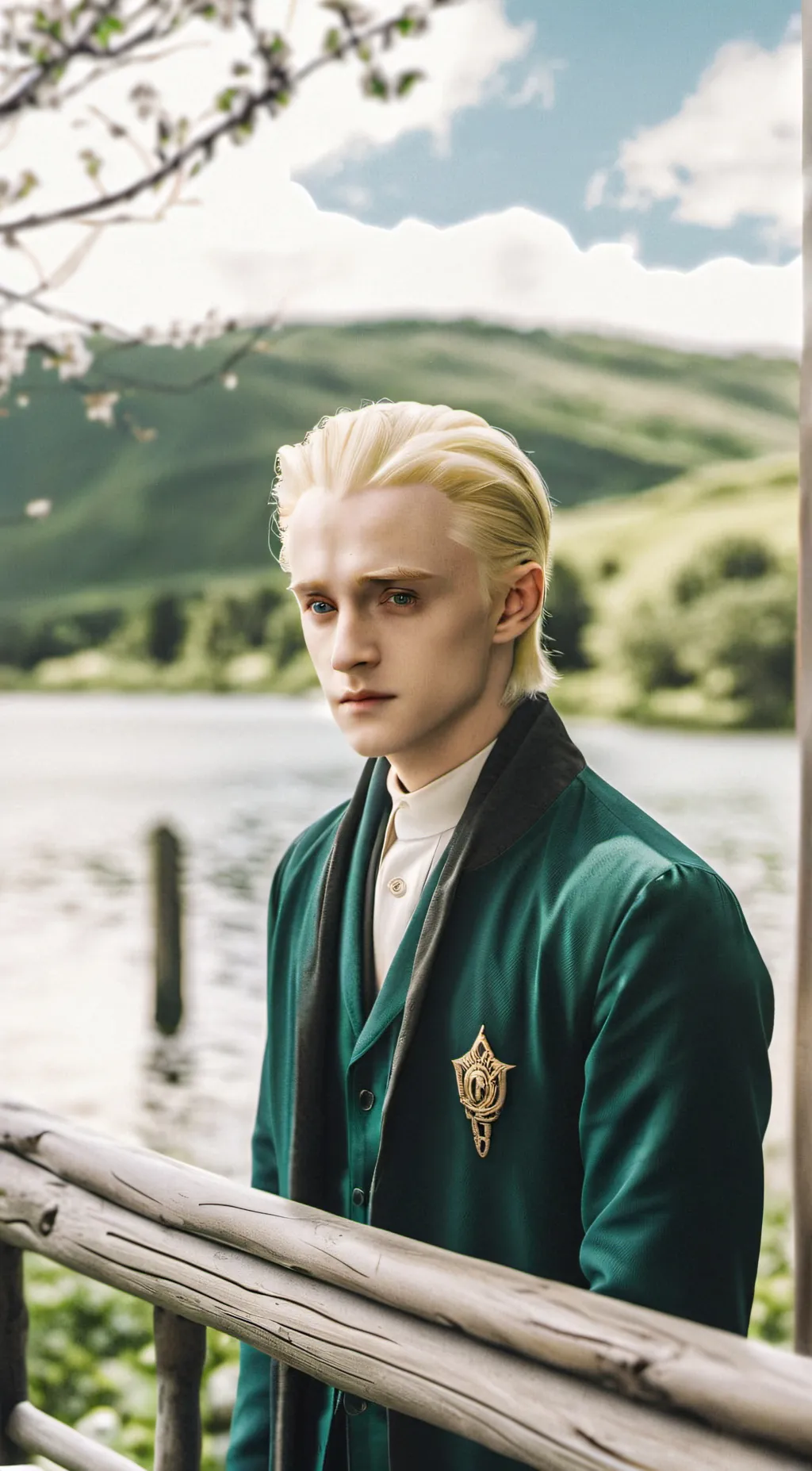 ai character: draco malfoy  background