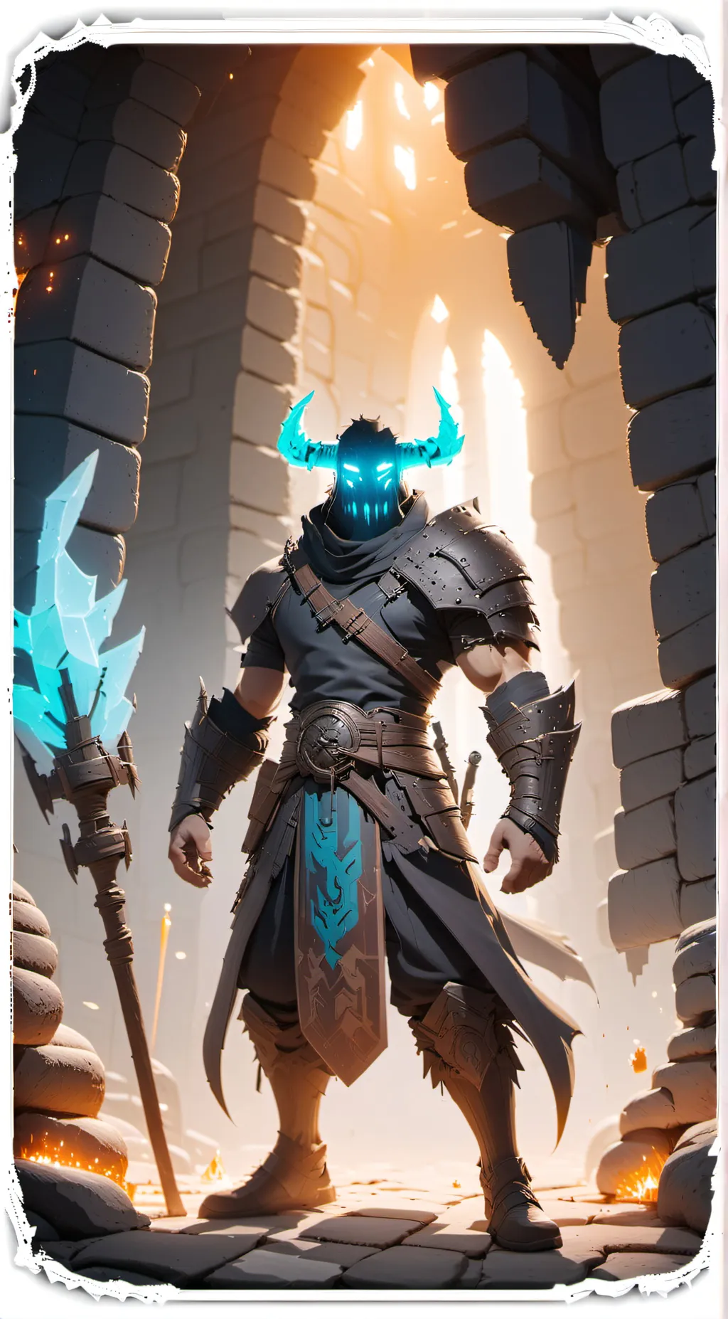 ai character: Warden  background