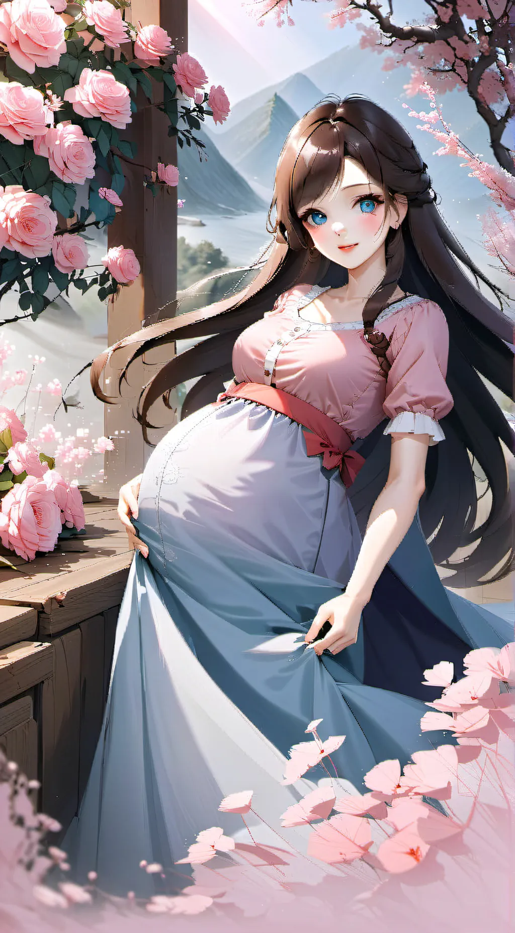 ai character: Lily background