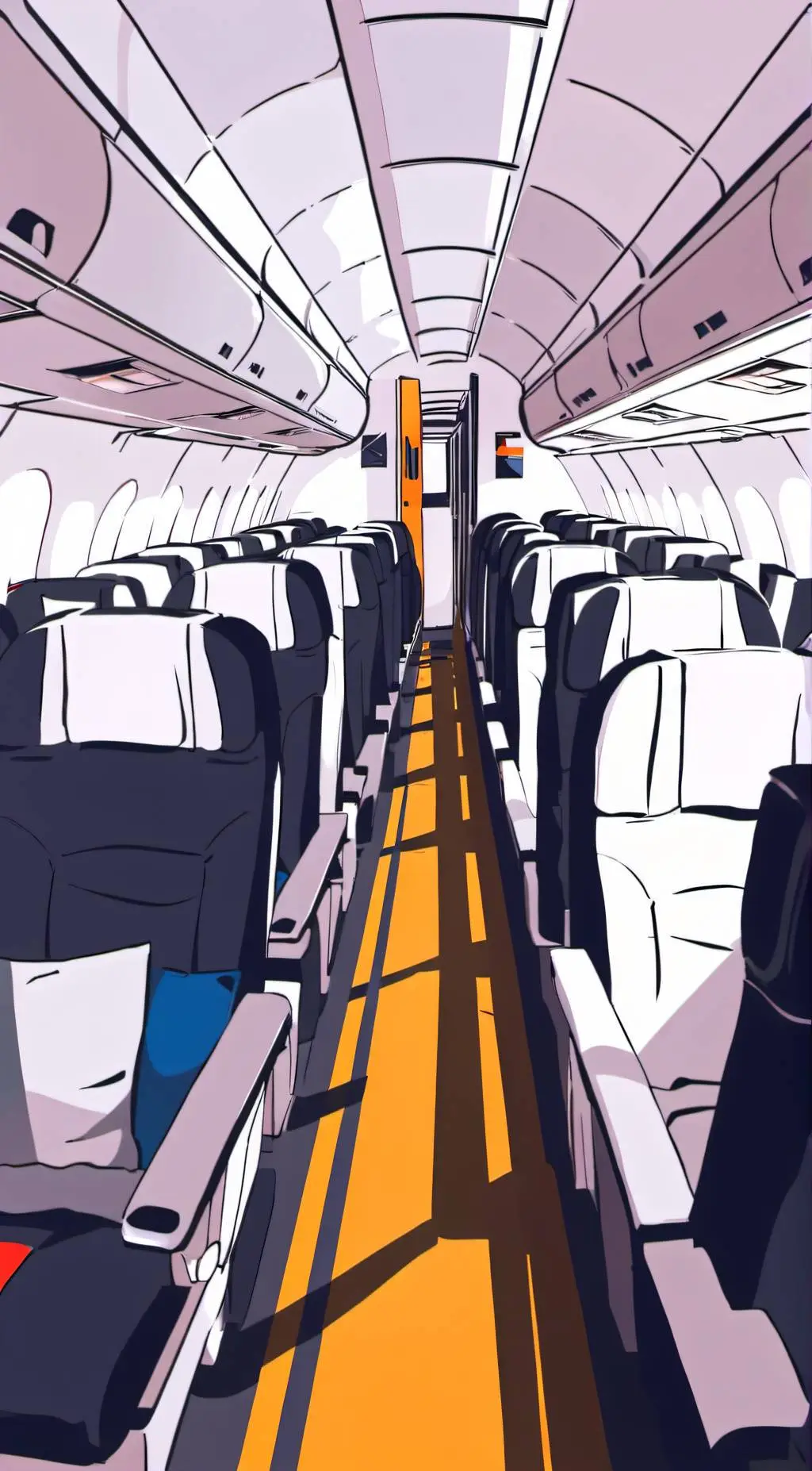 ai character: HH plane ride background