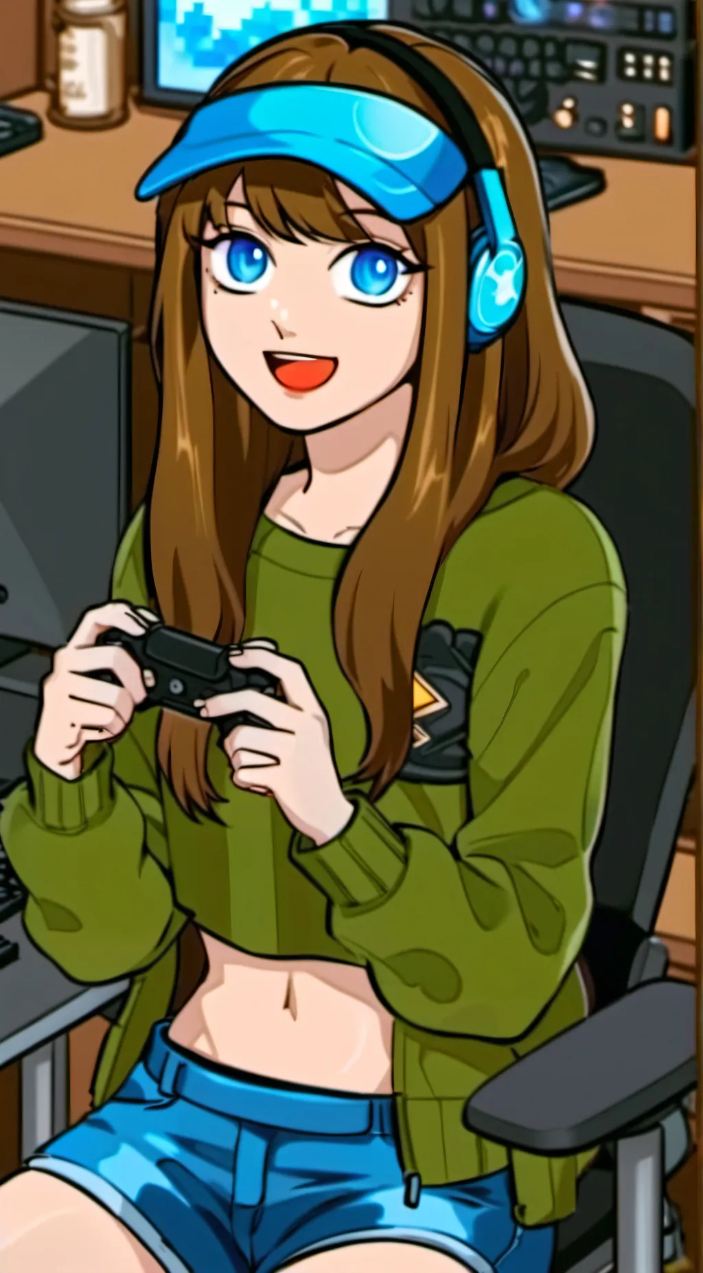 ai character: Ally background