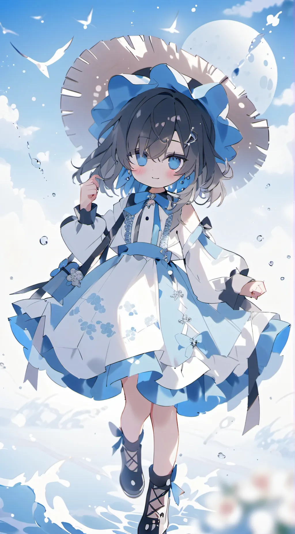 ai character: Luna background