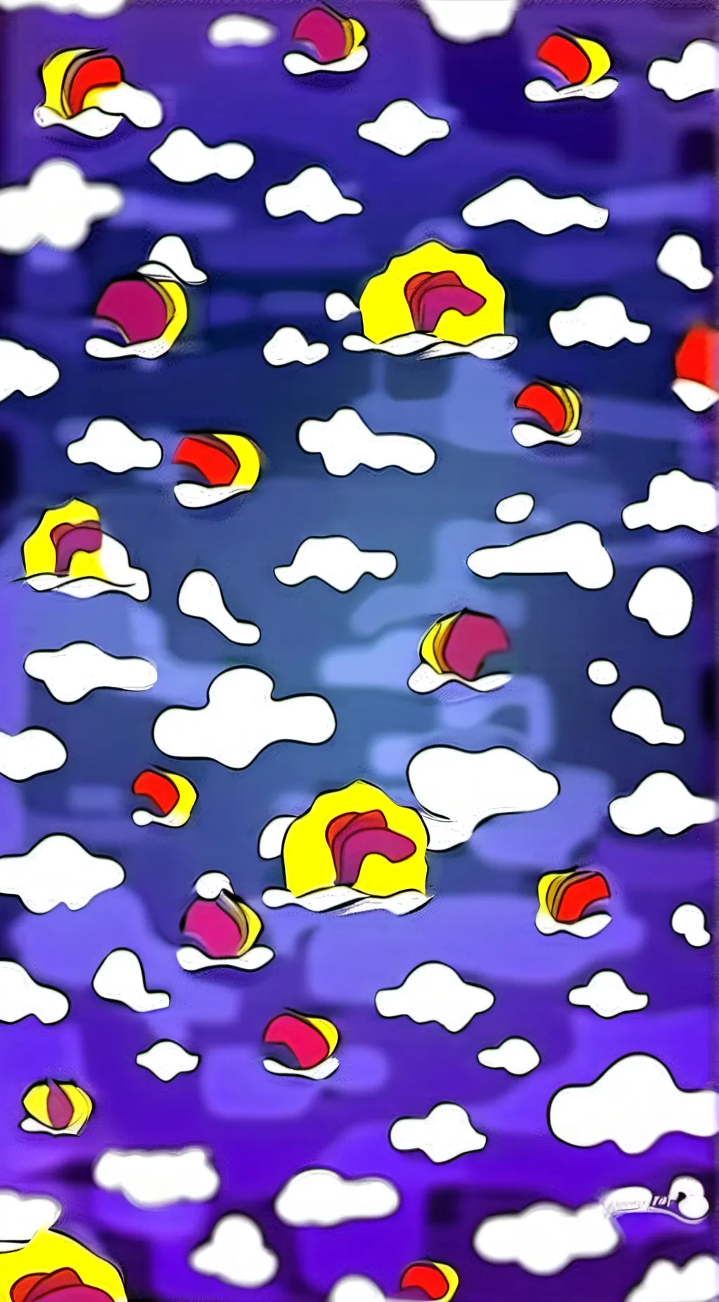 ai character: Smiling critters  background