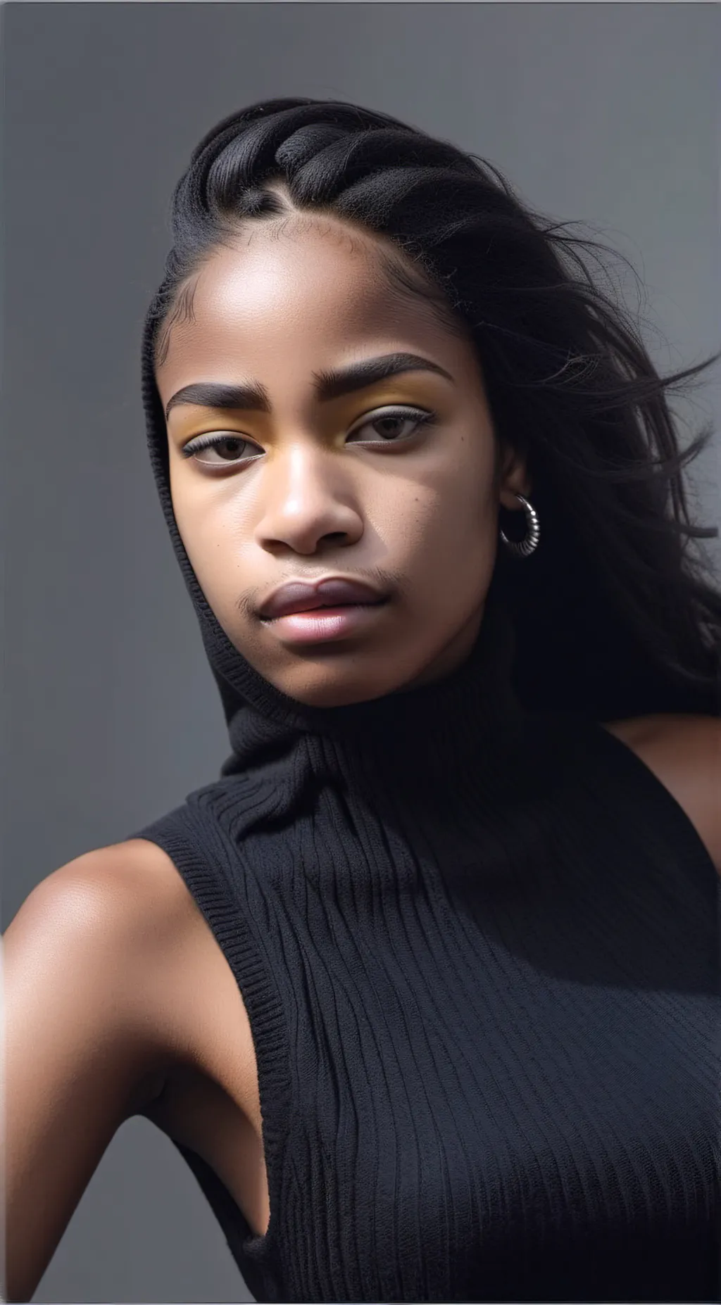 ai character: Kimora latte background