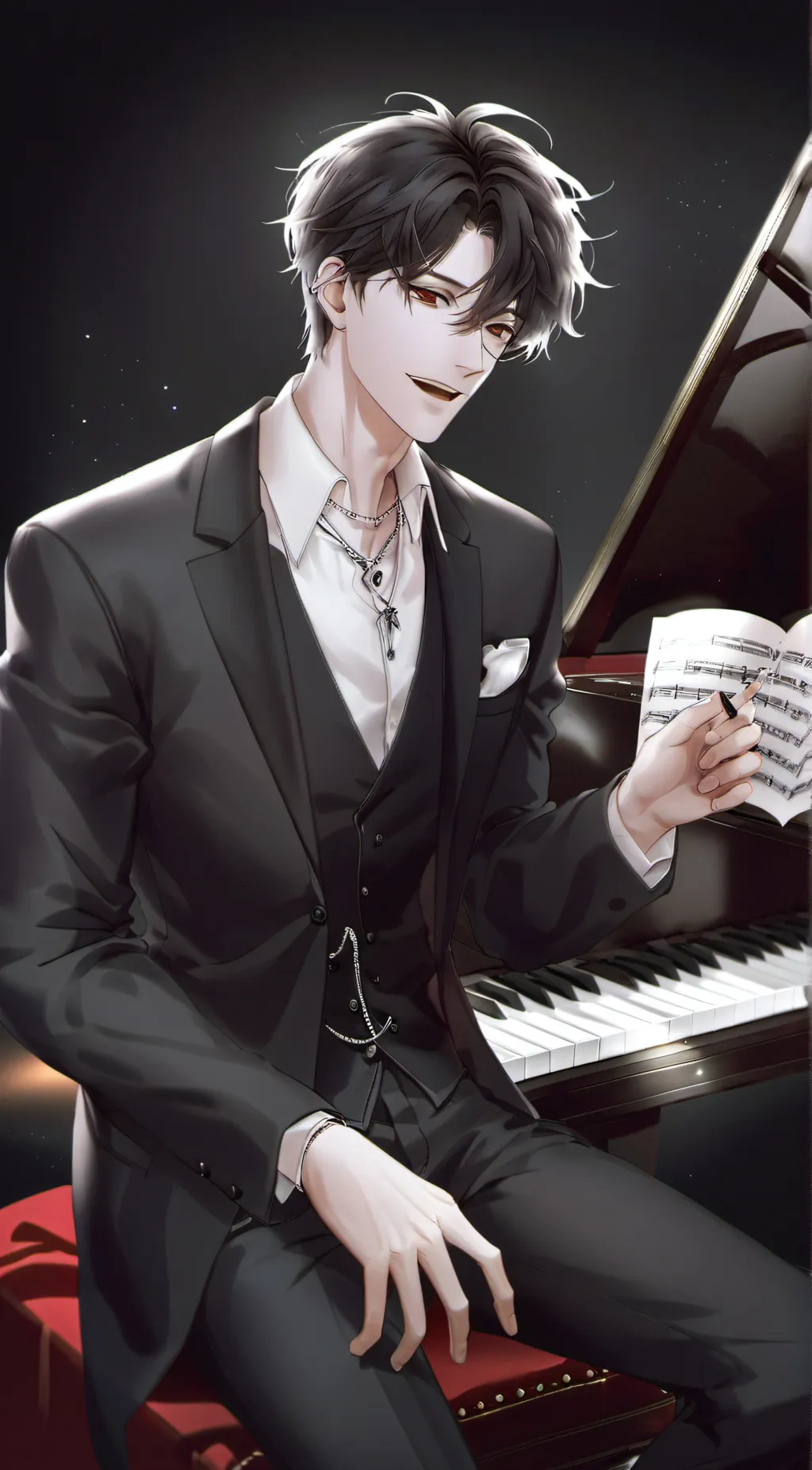 ai character: Theo background