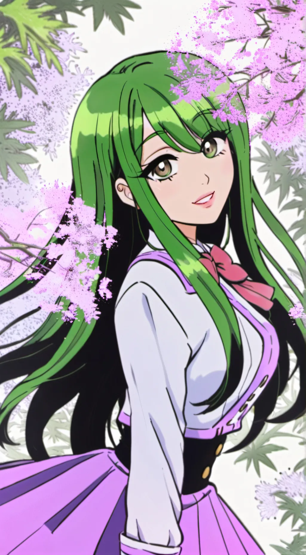 ai character: Mint background