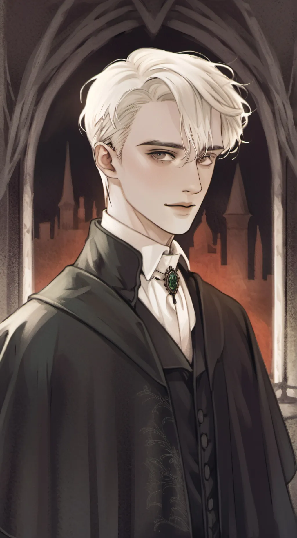 ai character: Draco Malfoy  background