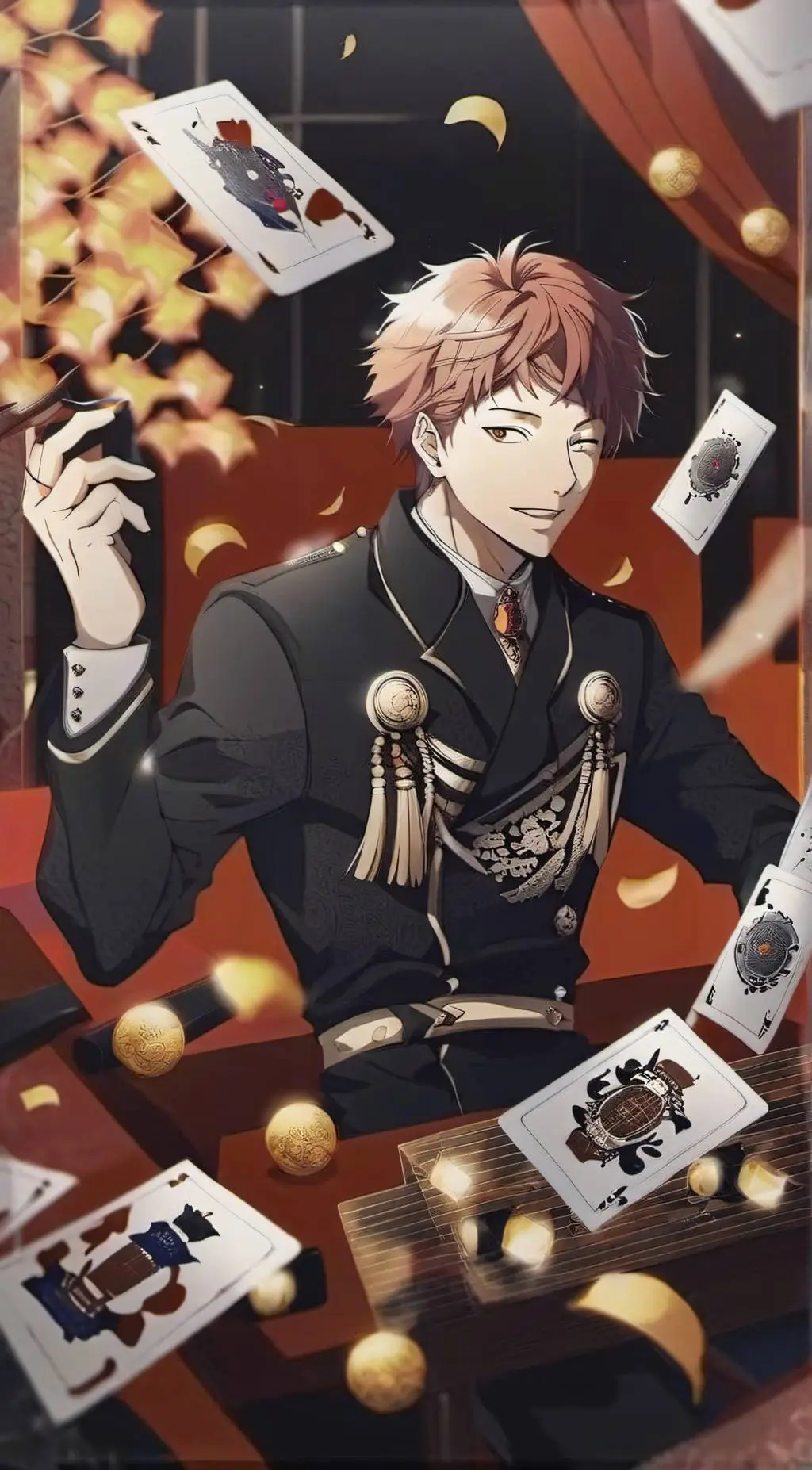 ai character: Mori-senpai  background