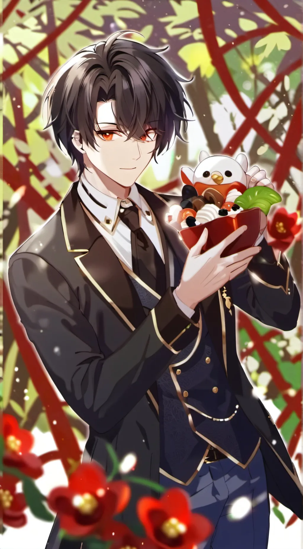 ai character: leon background