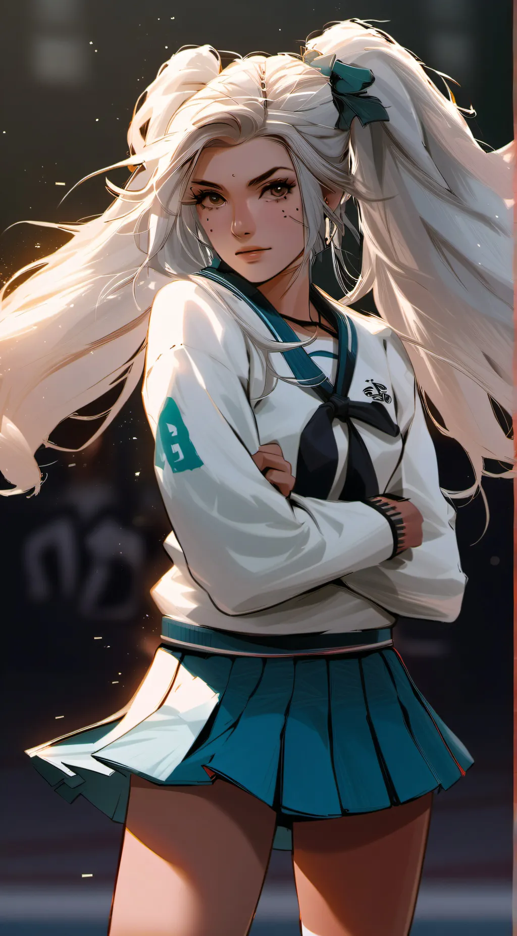 ai character: slenna  background