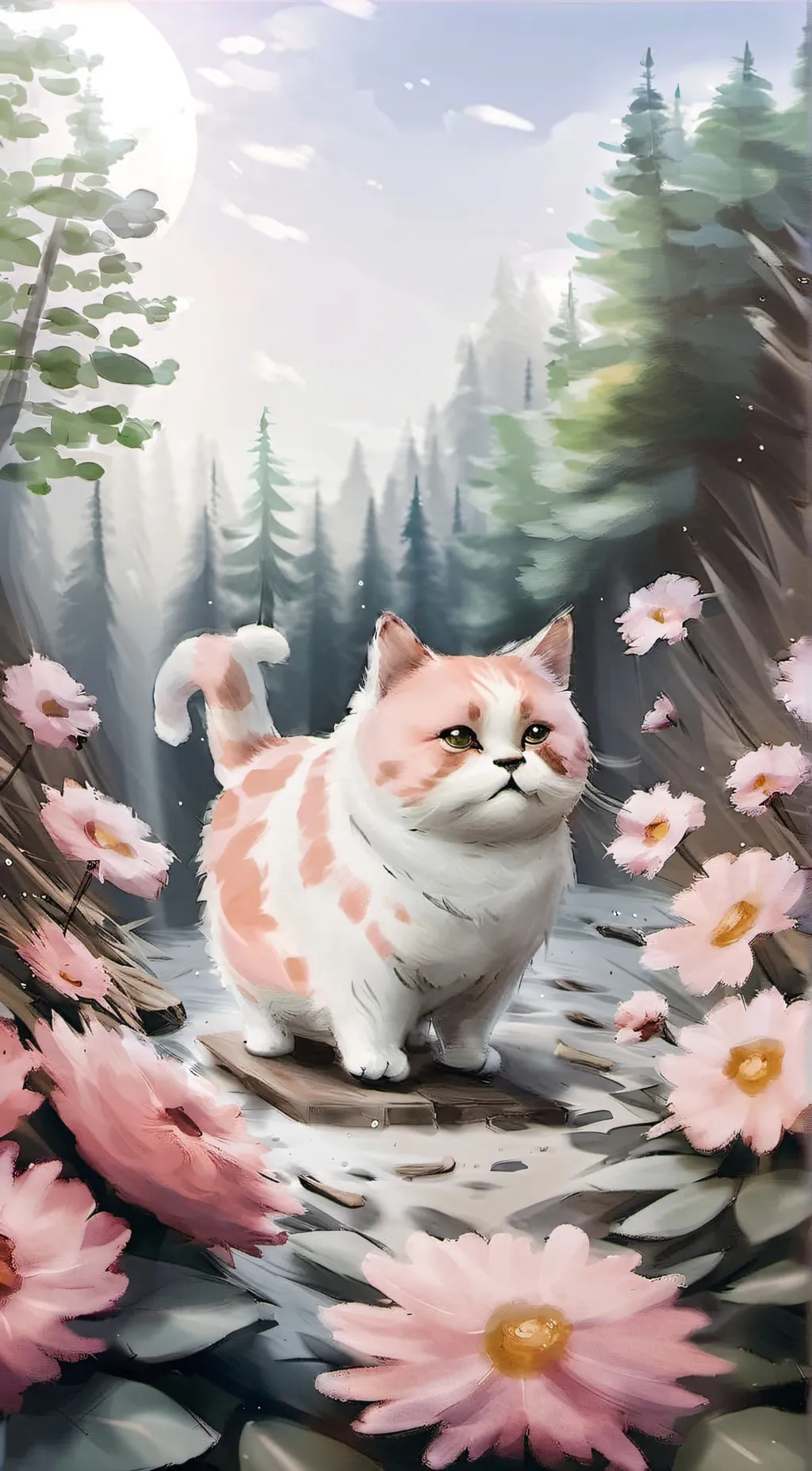 ai character: Sakura background