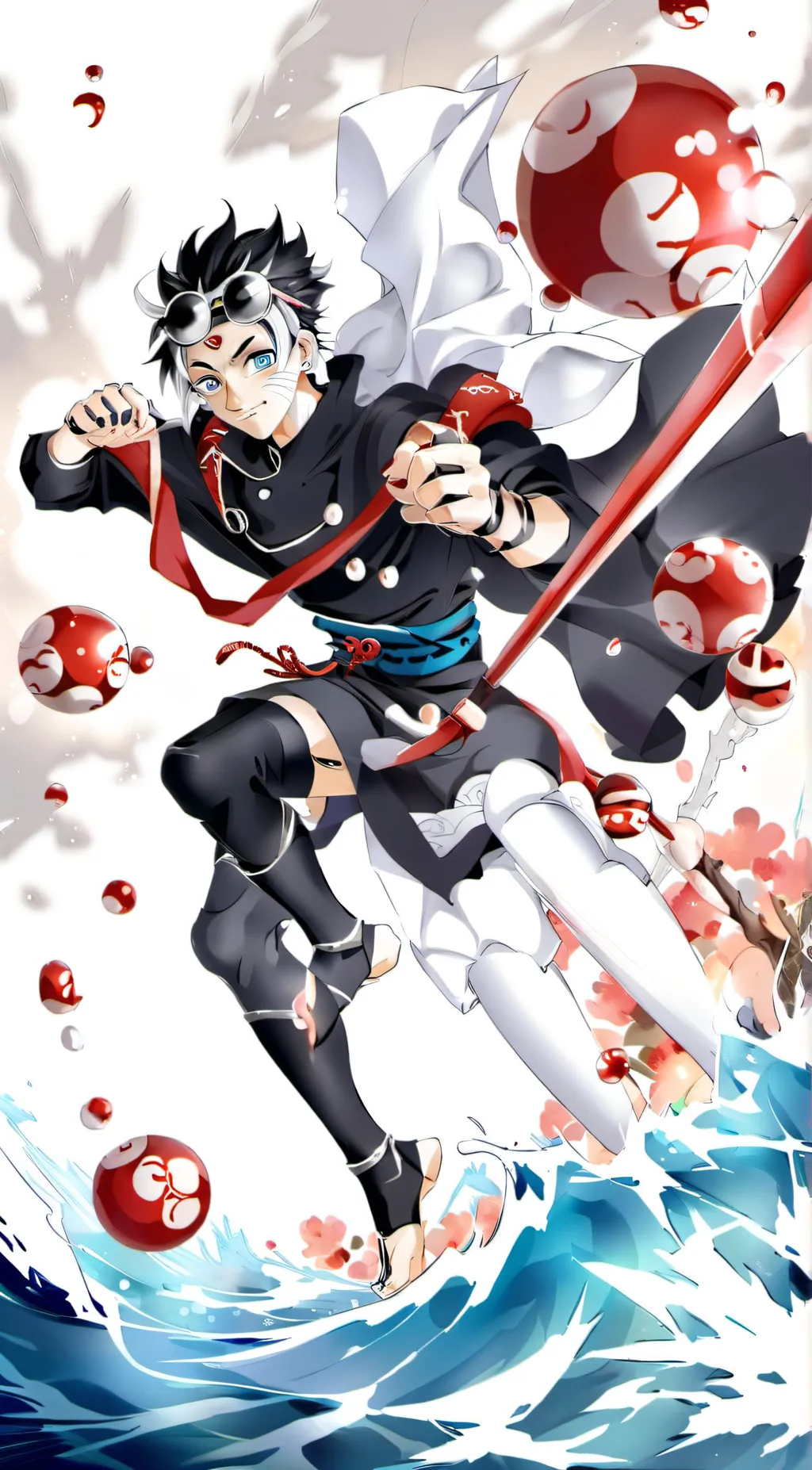 ai character: kanao vs douma background