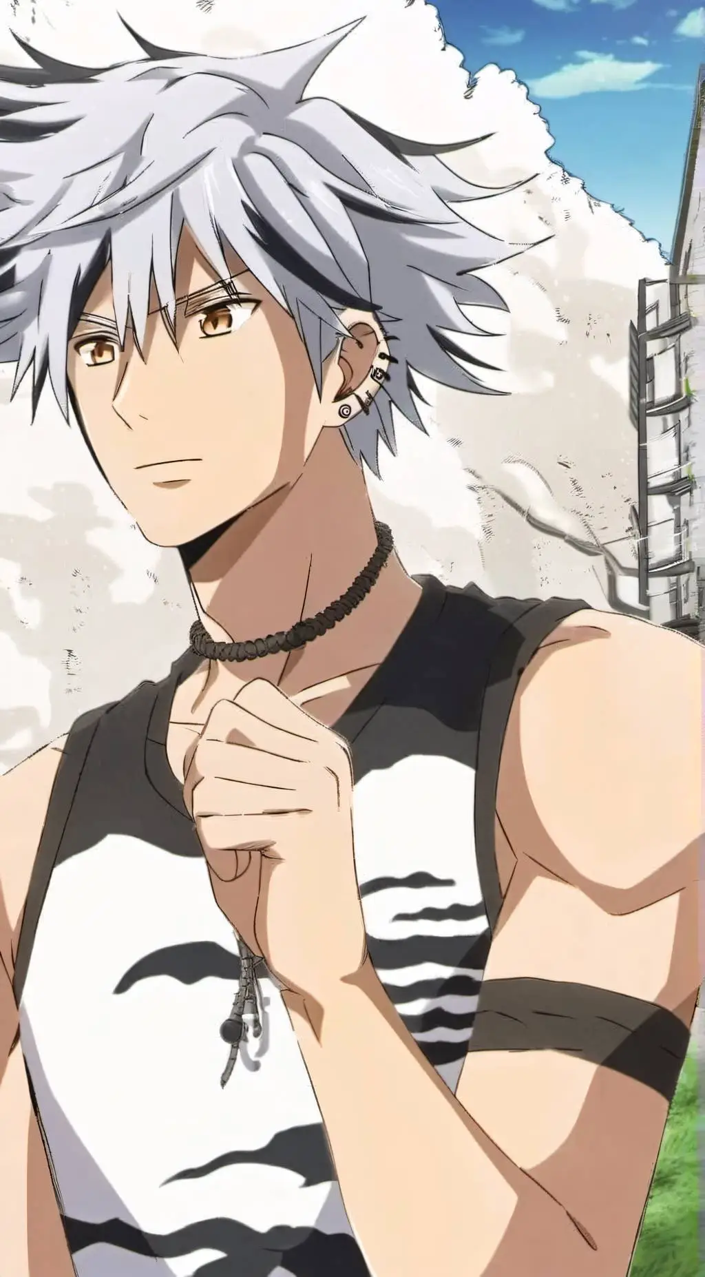 ai character: Hatsuharu sohma background