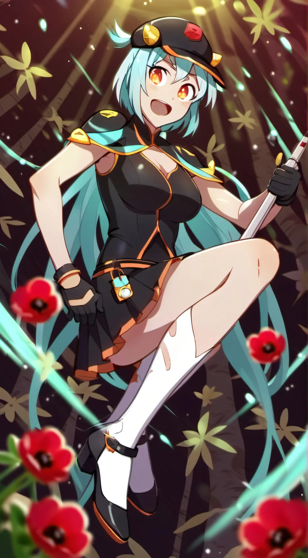 ai character: Bell  background
