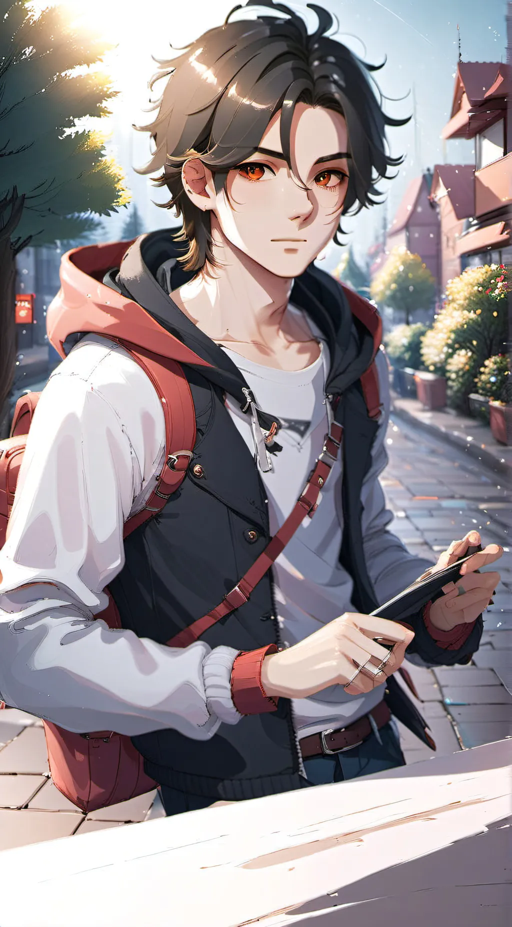 ai character: Alexander  background