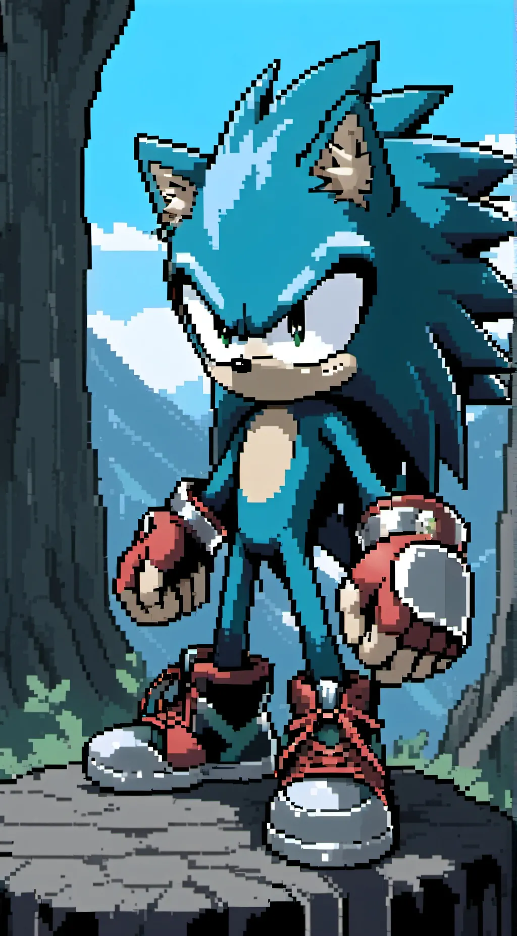 ai character: team sonic 2 background