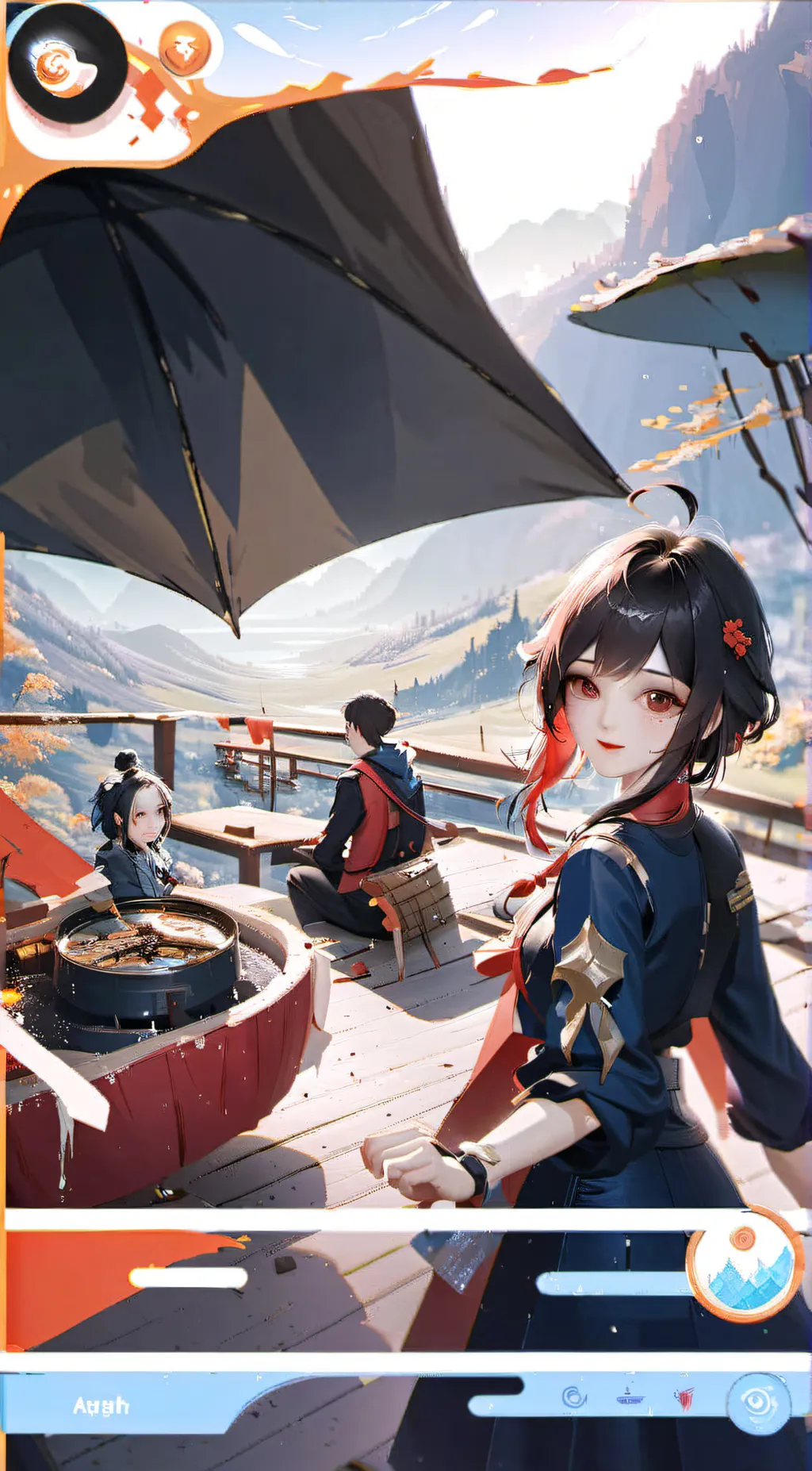 ai character: dabibaku background