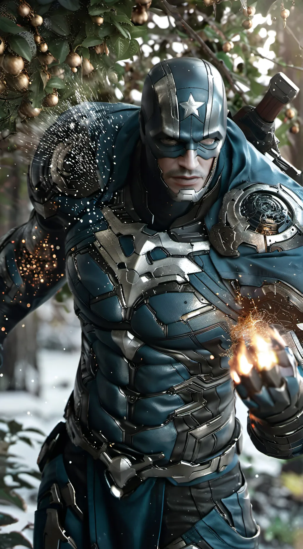 ai character: avangers background