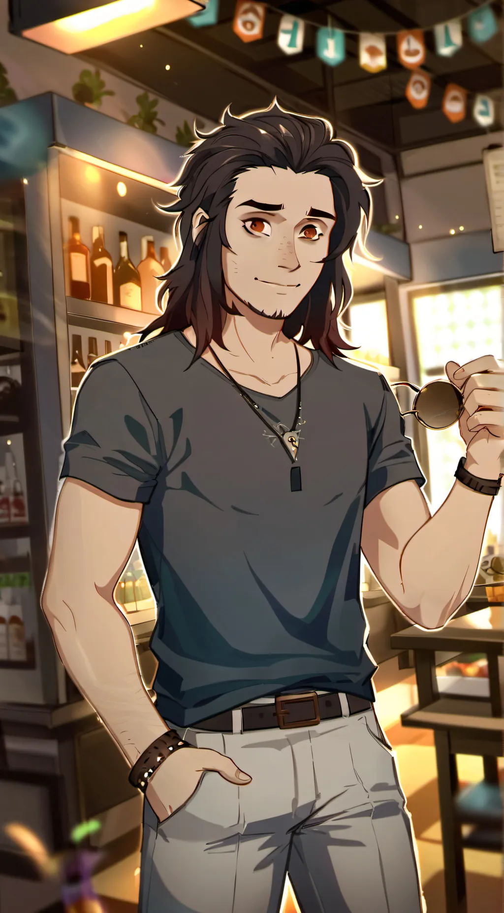 ai character: ✨larry johnson✨  background