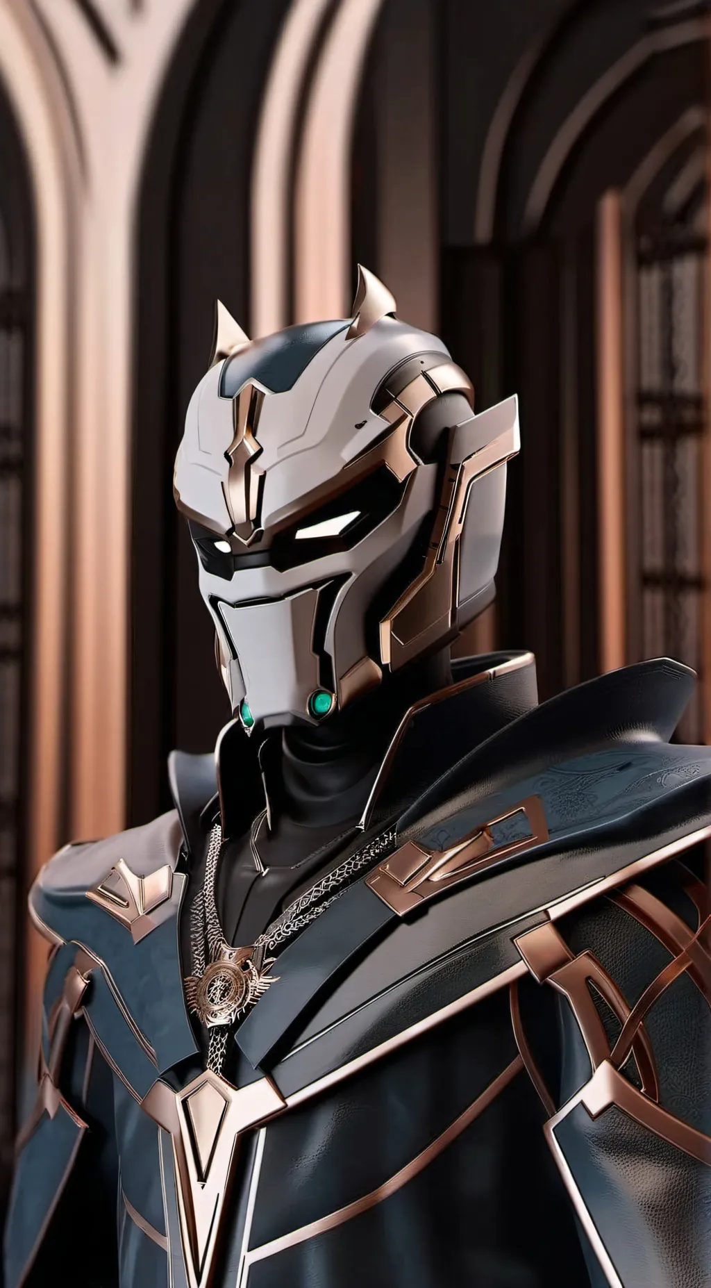 ai character: Vox the Tv head background