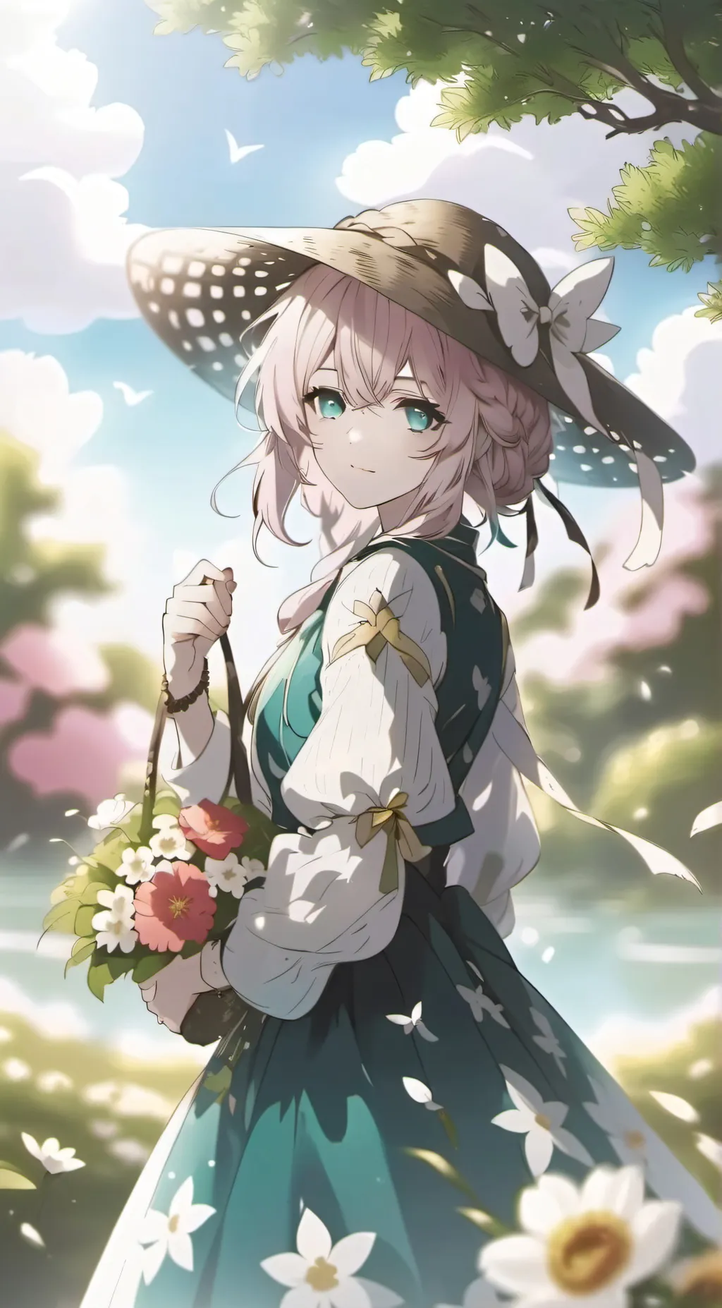 ai character: Monica background