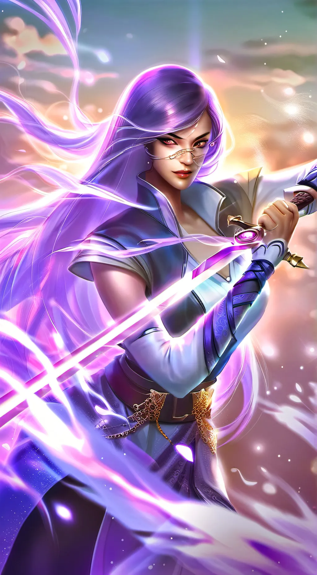 ai character: Aria background