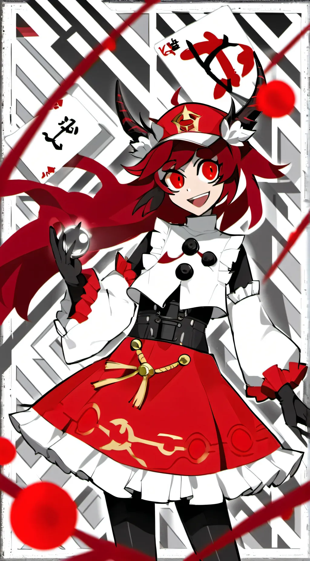 ai character: Alastor e girl background