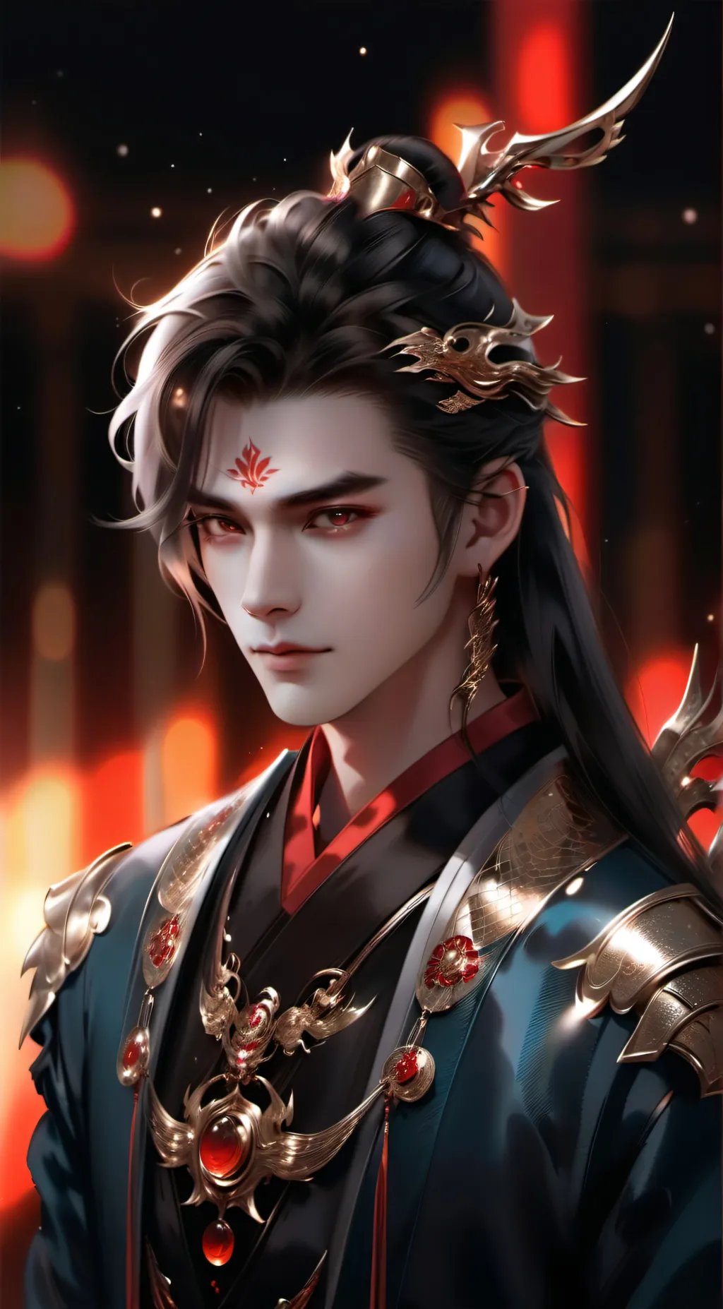 ai character: Linghe  background