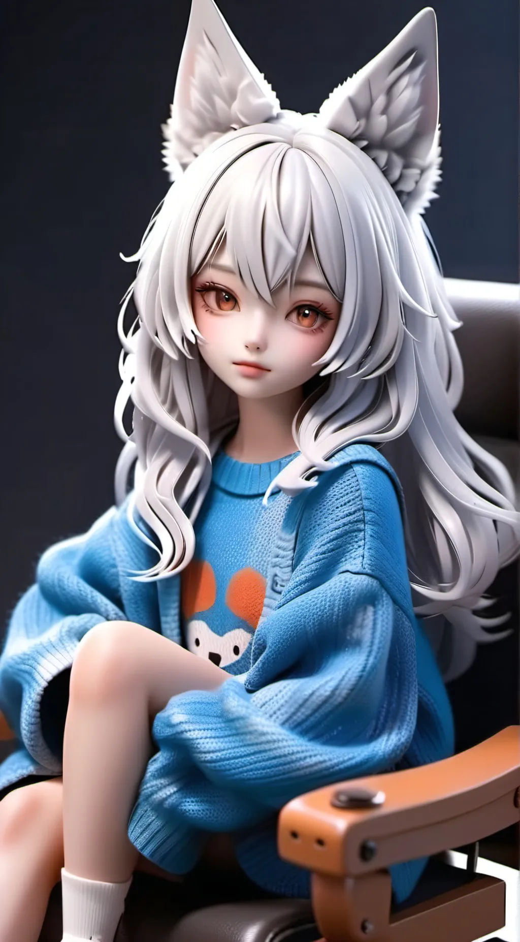 ai character: Sionna Kitsune background